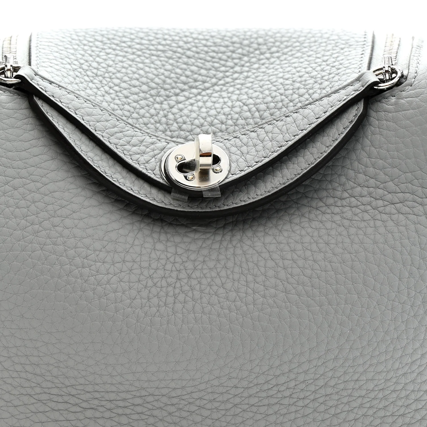 Taurillon Clemence Mini Lindy 20 Bleu Pale