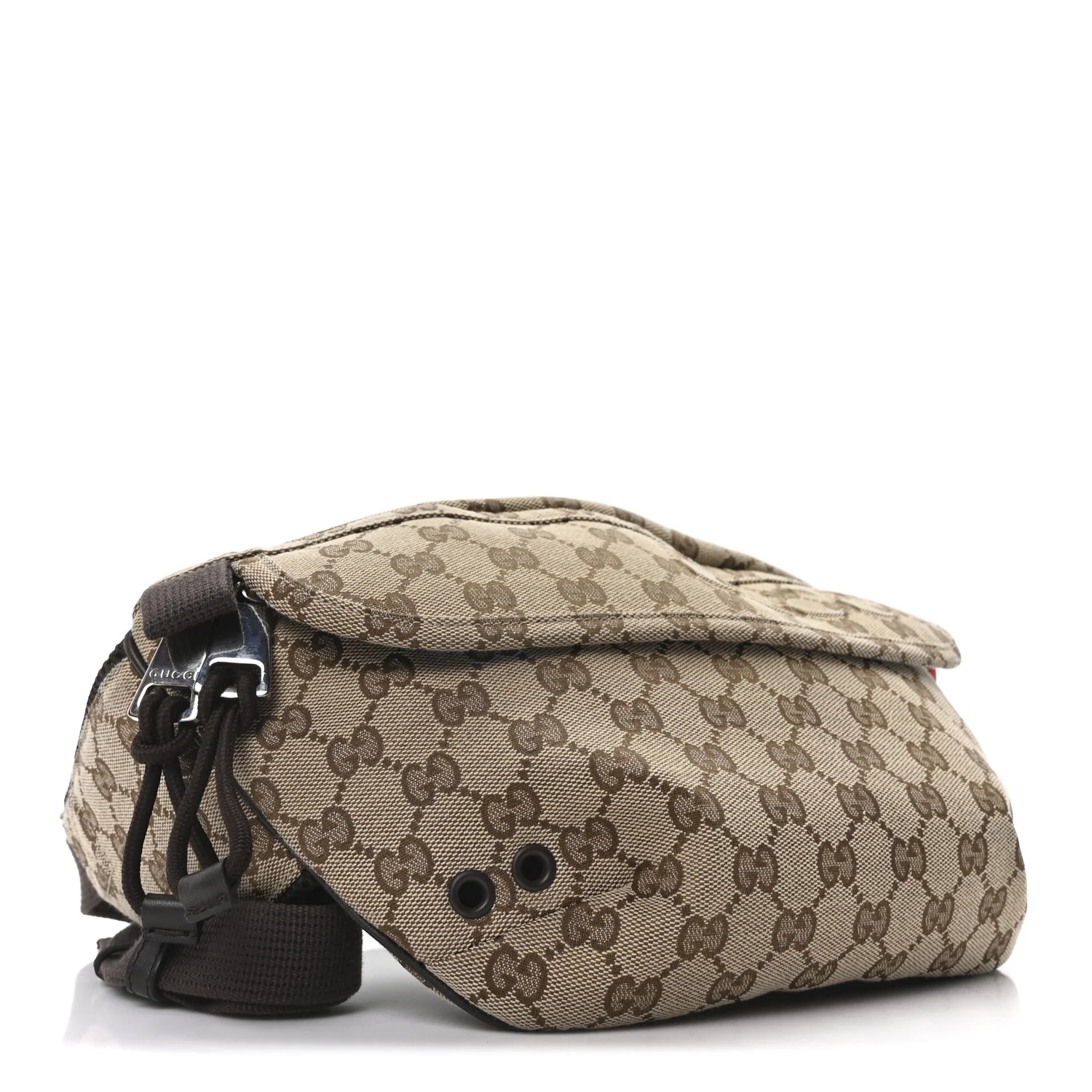 Monogram Large Belt Bag Beige Dark Brown