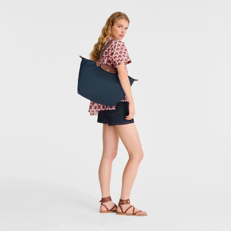 Le Pliage Original L Tote bag-Navy