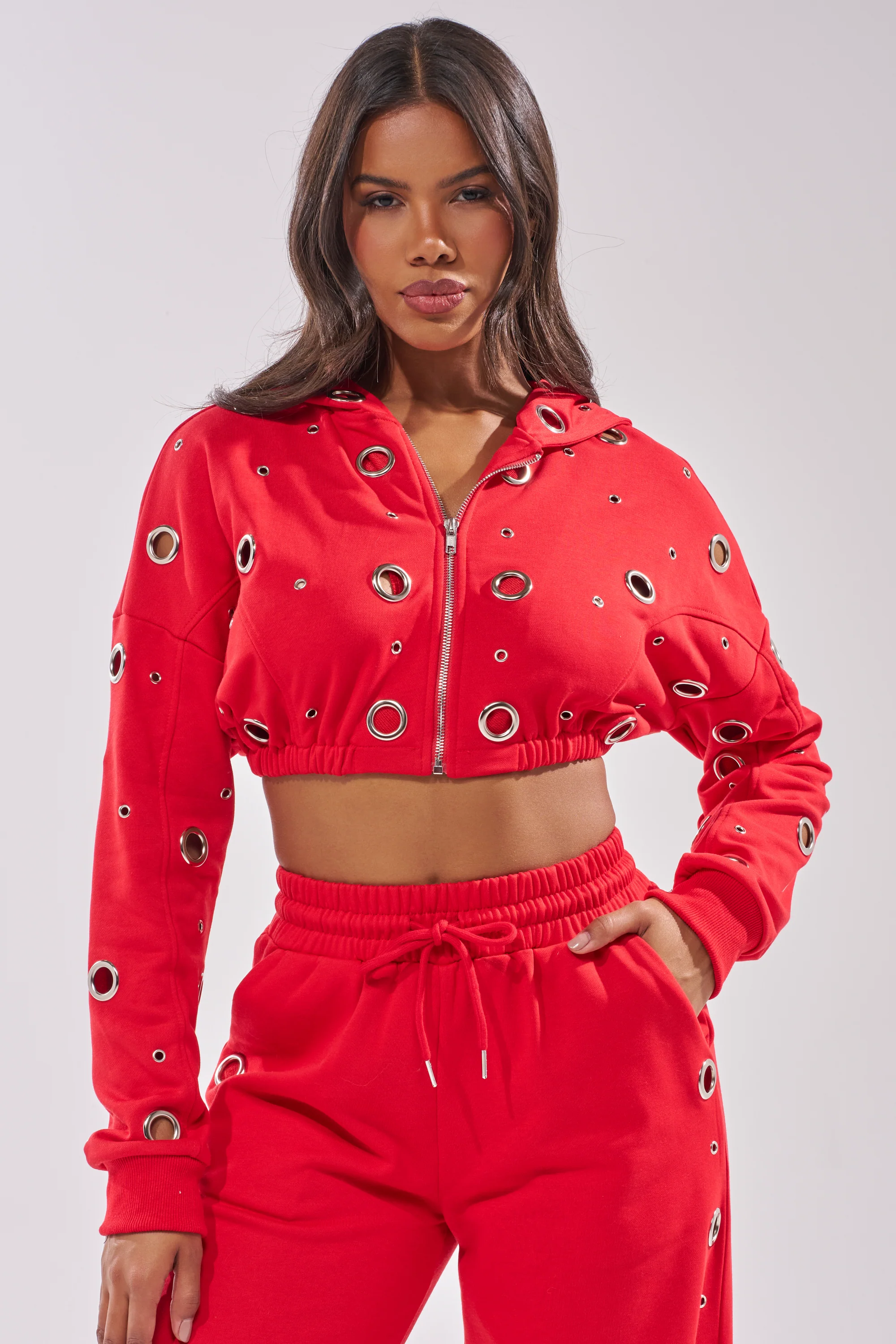 COMFY COZY CROPPED HOODIE - Akira Store
