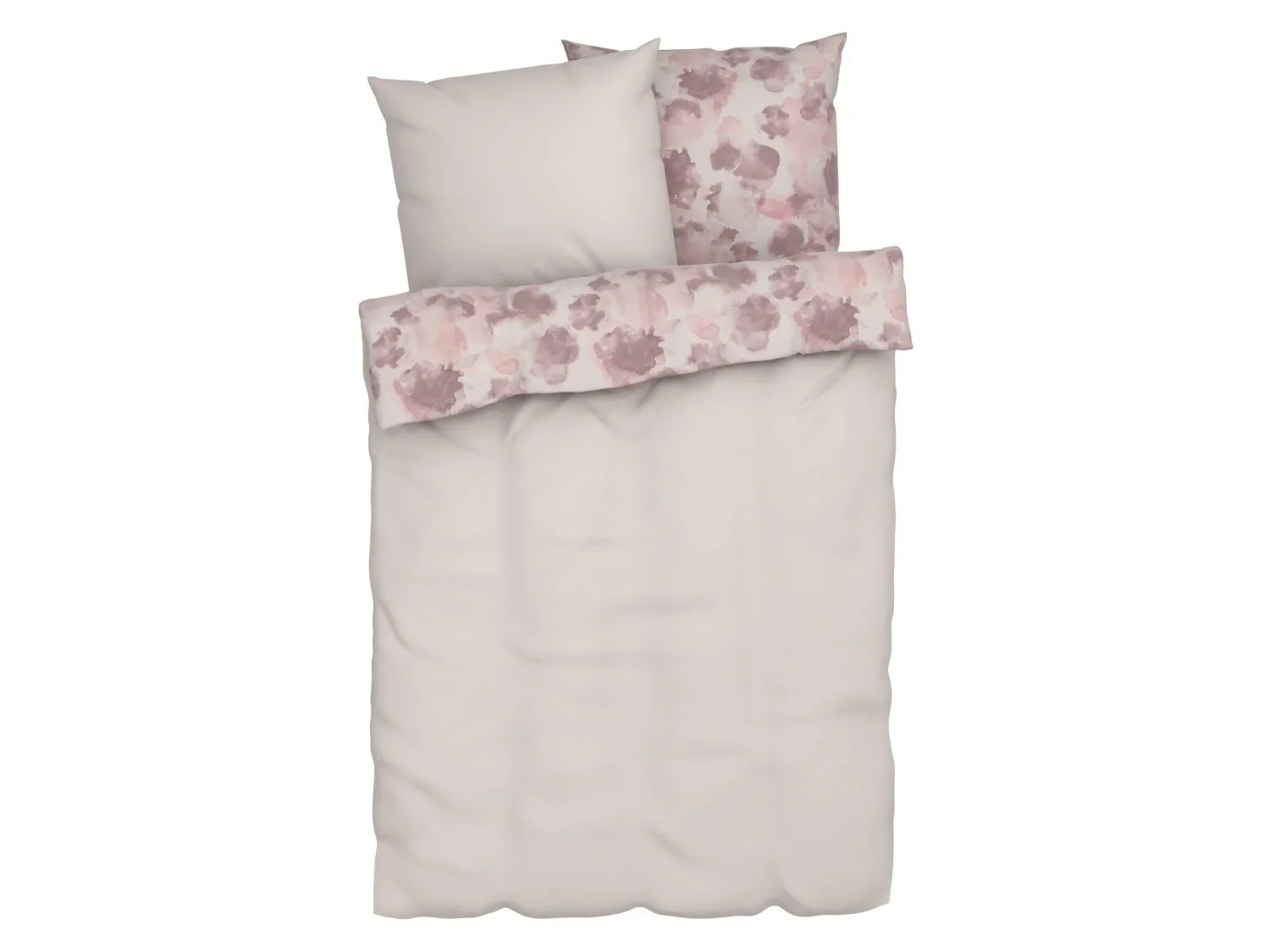 LIVARNO home Parure de lit en satin rversible, 260 x 240 cm