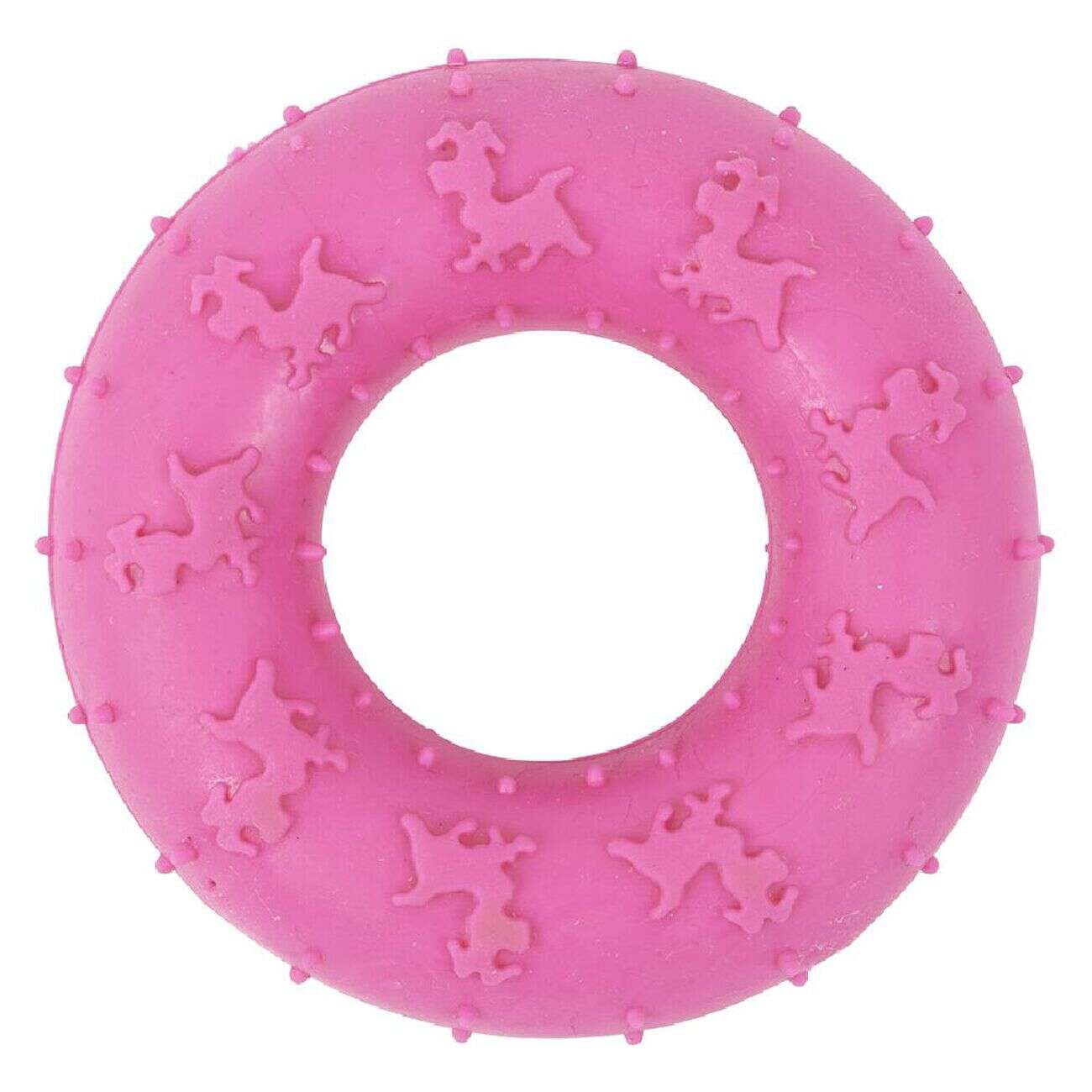 Jouet pour chien forme Cercle en caoutchouc Ø7 cm