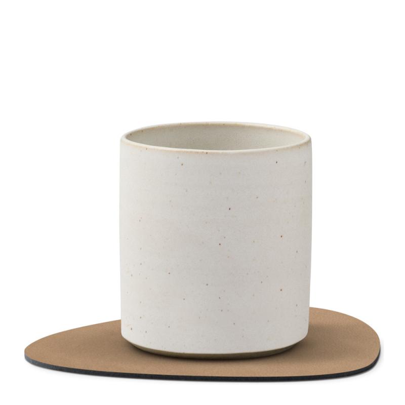 Curve Nupo glassbrikke 11x13 cm nougat