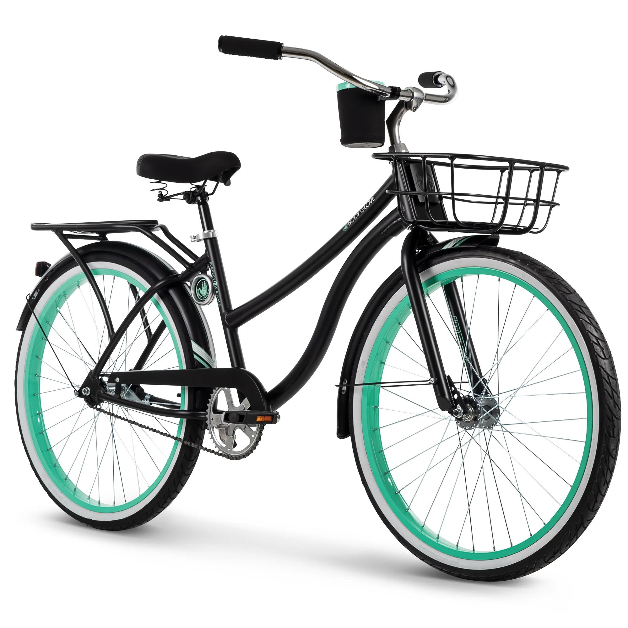 Glove 26 - Inch Aluminum Cruiser Bike for Women, Black, by Huffy