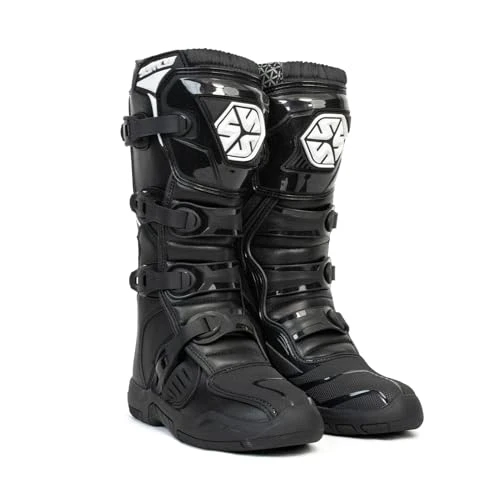 Scoyco Dirt Bike Boots for Men CE Level 1 Enduro Motocross Footwear