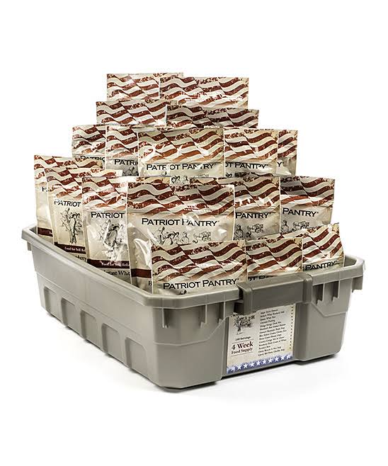 Patriot Pantry 4-Week Emergency Food Supply - 140 Adult Servings