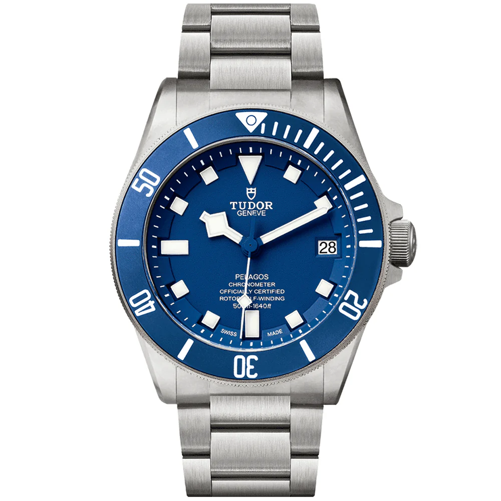 【Super Clone】TUDOR Pelagos 42mm Blue Dial & Ceramic Bezel Men's Titanium Automatic Watch M25600TB-0001