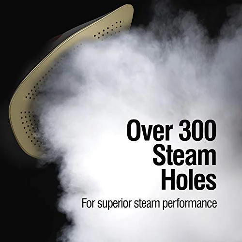 CHI Electronic Steam Iron with Titanium Infused Ceramic Soleplate, Adjustable Steam Lever, Professional Grade