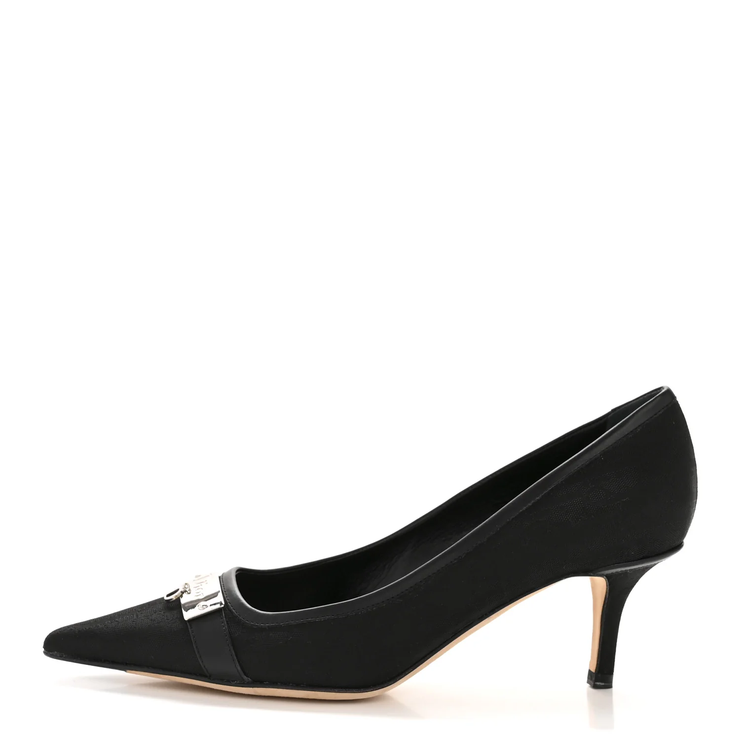 Oblique Canvas Street Chic Pumps 37 Black