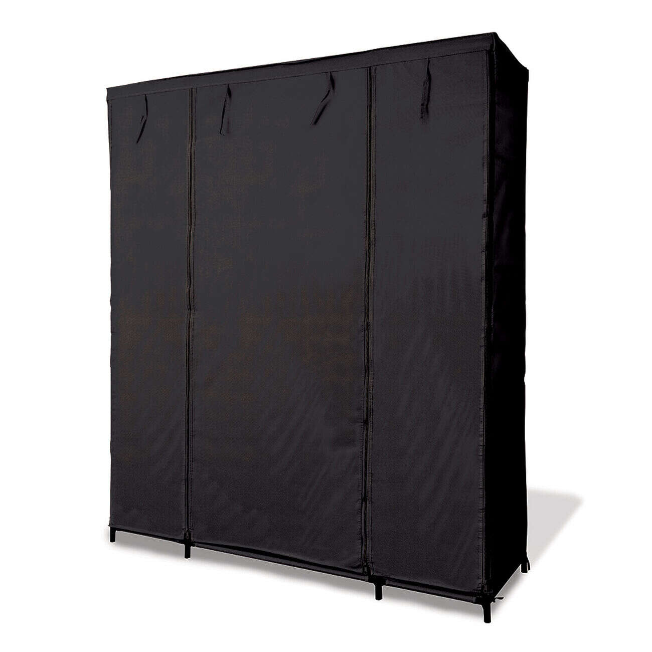 Armoire dressing tissu noir