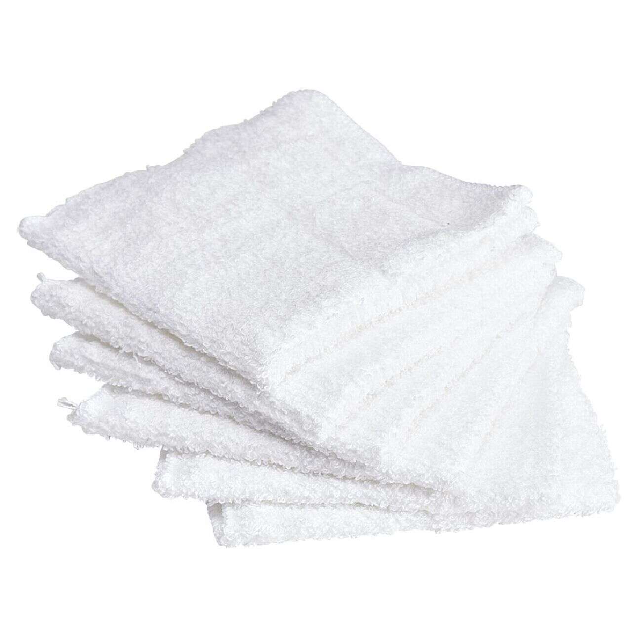 Lot de 4 serviettes pour invités en coton - 6 coloris