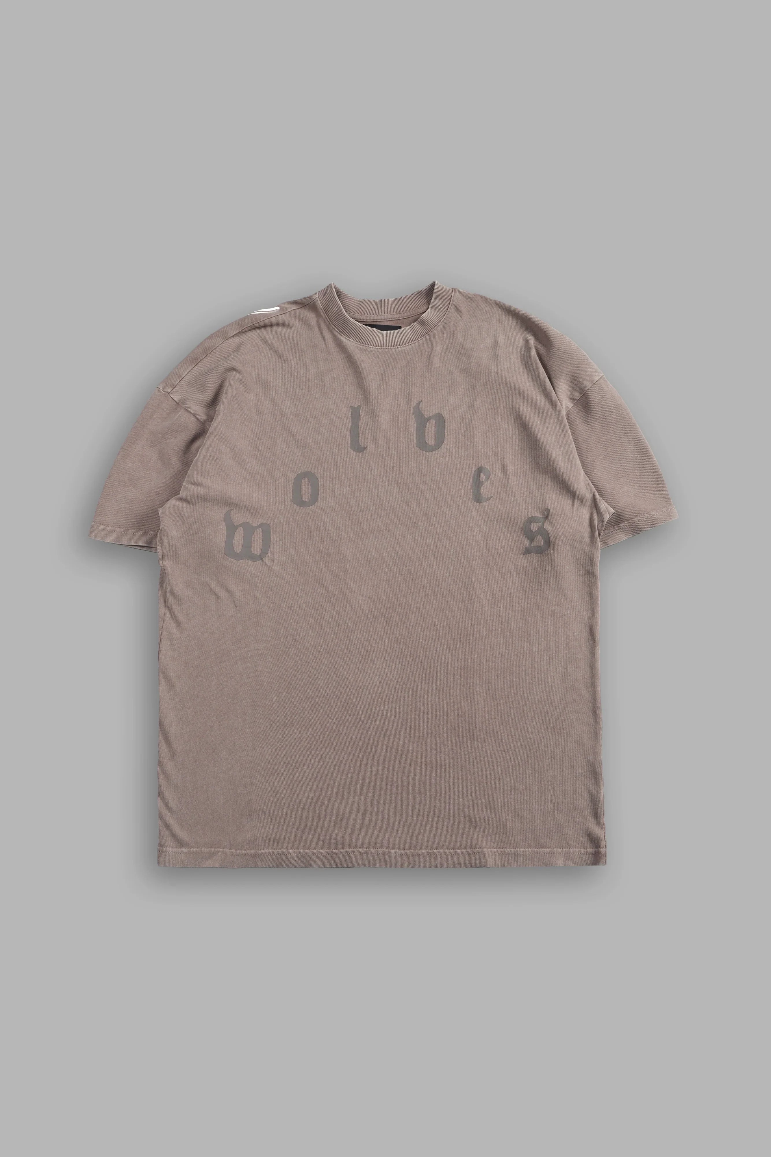 Her Prayer Premium Tee Oversized In Mojave Brown