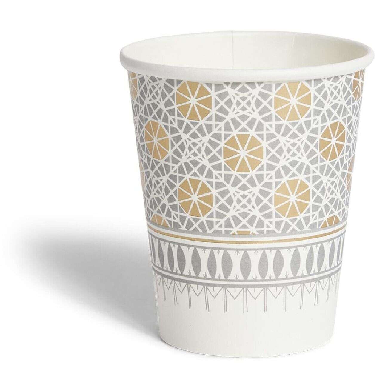 Lot de 12 gobelets en carton décor oriental