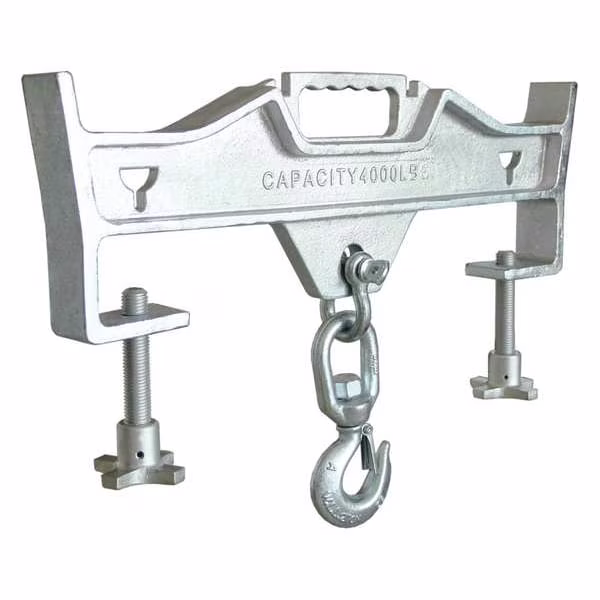Manufacturer Varies Forklift Lifting Hook,4,000 lb,Silver 22MW67