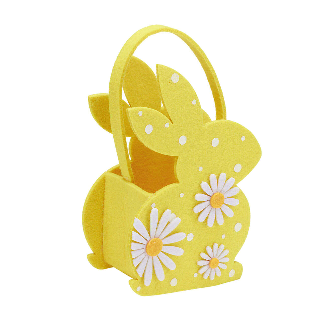 Panier en feutrine Pâques 15x7xH14,5cm (5 modèles)