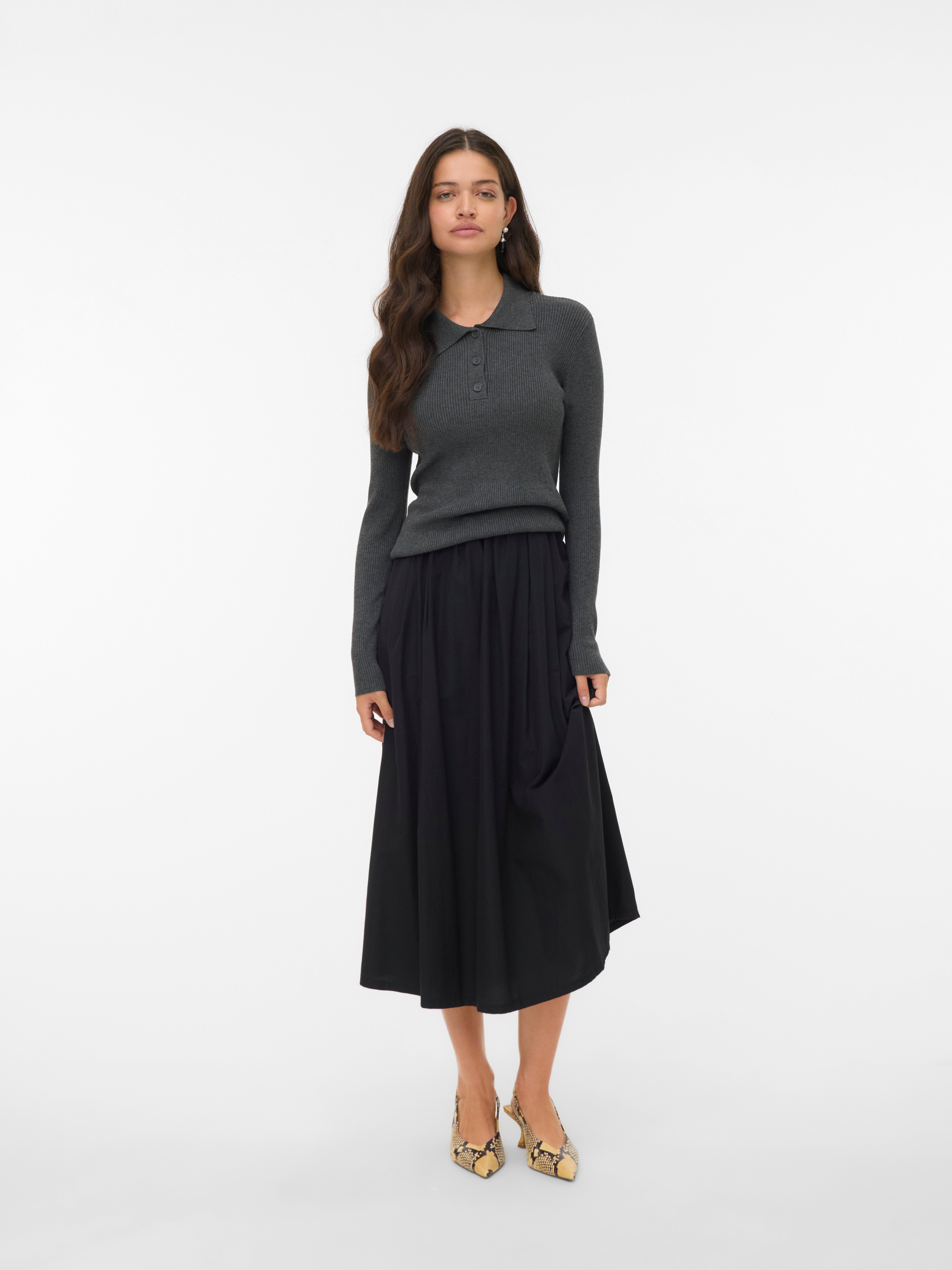 VERO MODA® VMSILJERIB Knitted pullover