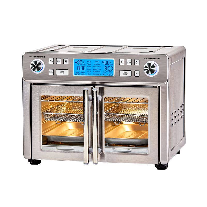 Emeril Lagasse Dual Air Fryer Oven, Silver