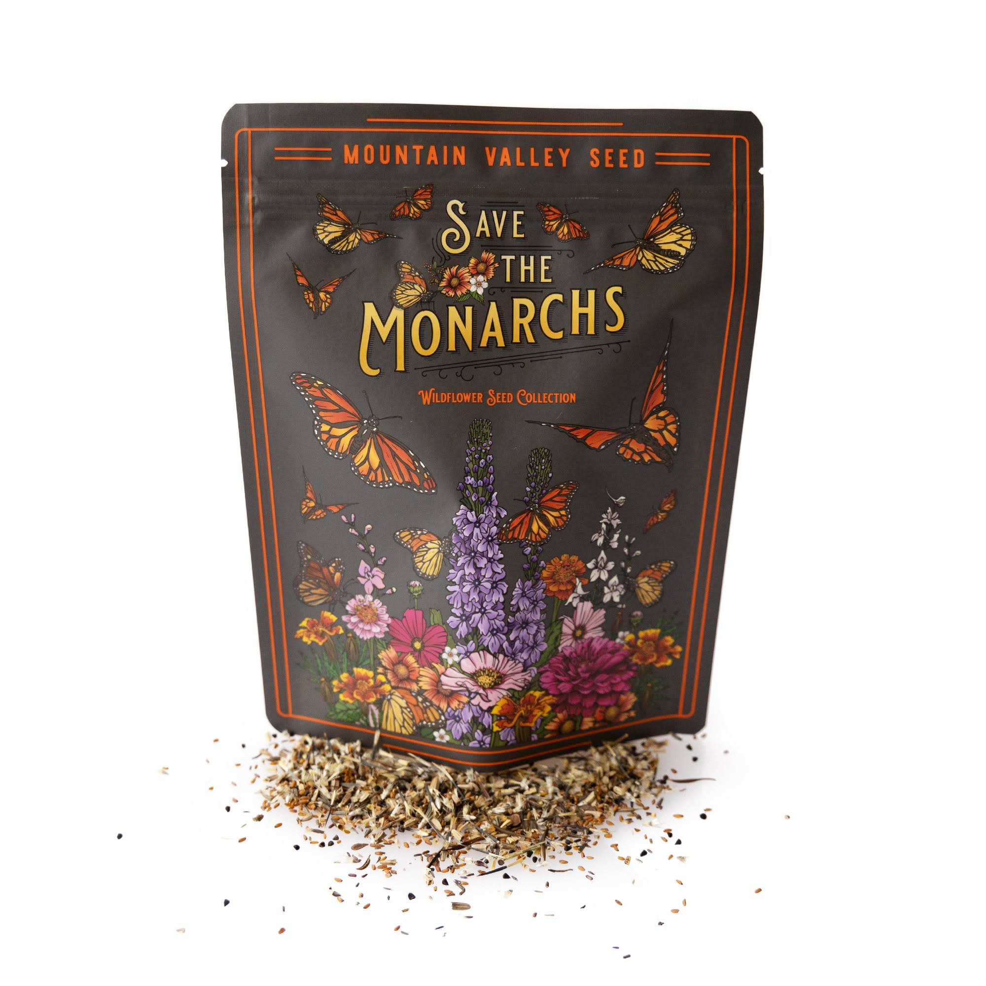 Package of 100,000 Wildflower Seeds - Save The Monarchs Wildflower Seeds Mix - 13 Assorted Varieties of Non-GMO Heirloom Flower Seeds for Planting