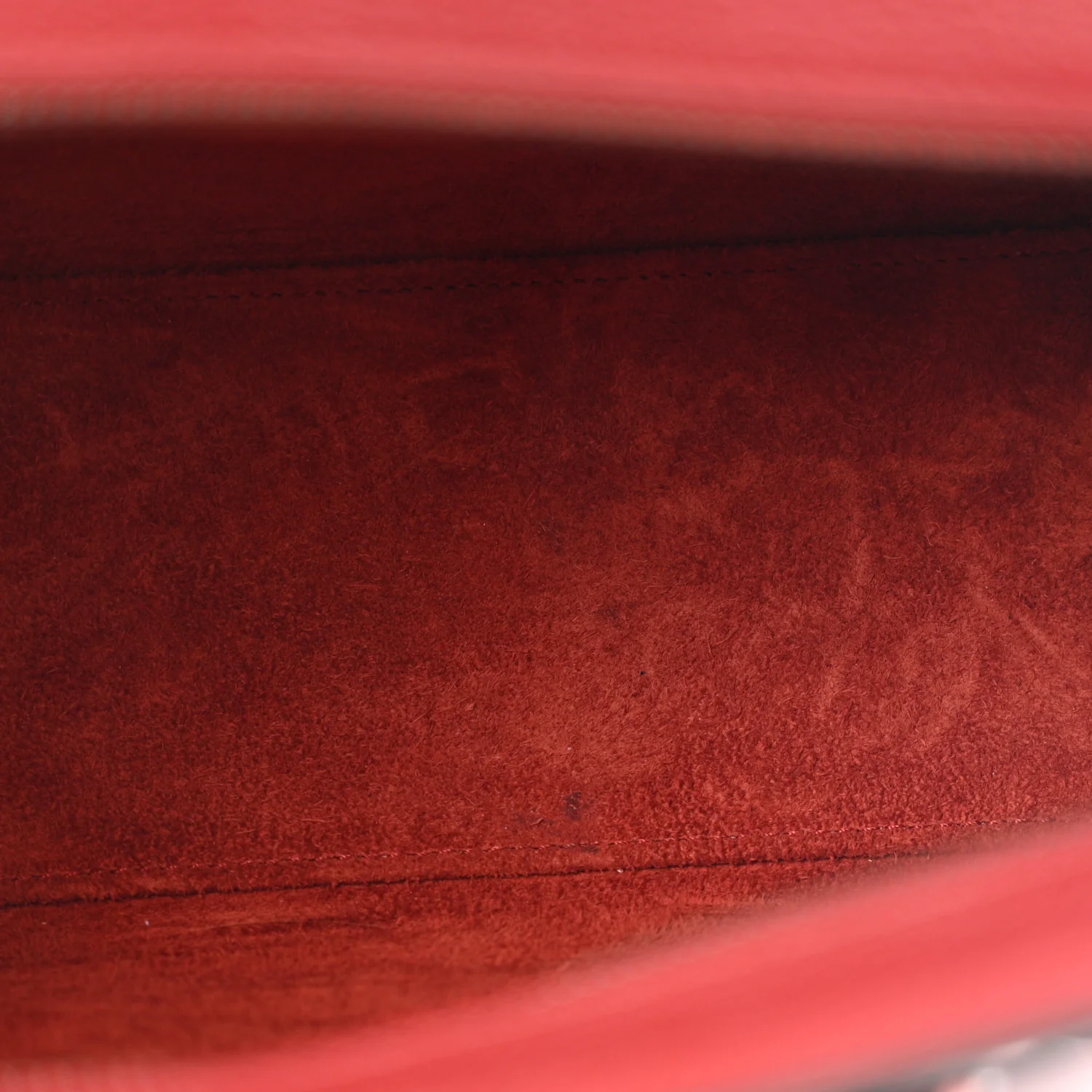 Drummed Calfskin Nano Luggage Merlot