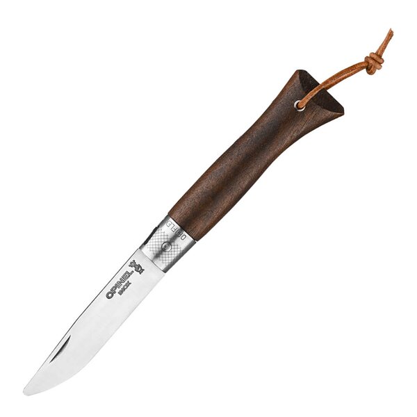 néo6 Opiflex lommekniv 7 cm svart valnøtt