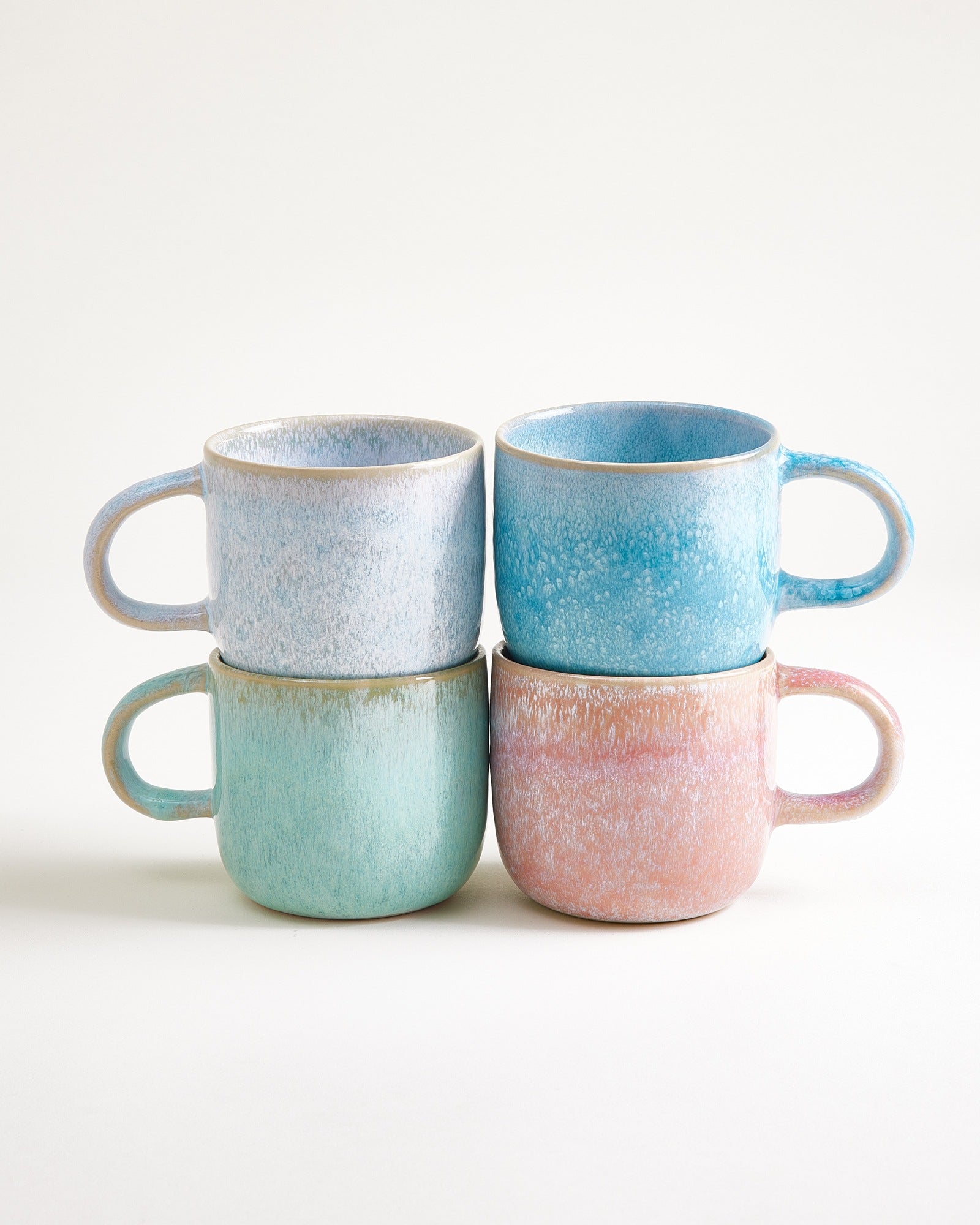 CORDOAMA - LARGE MUG SOFT OMBRÉ MIX SET OF 4