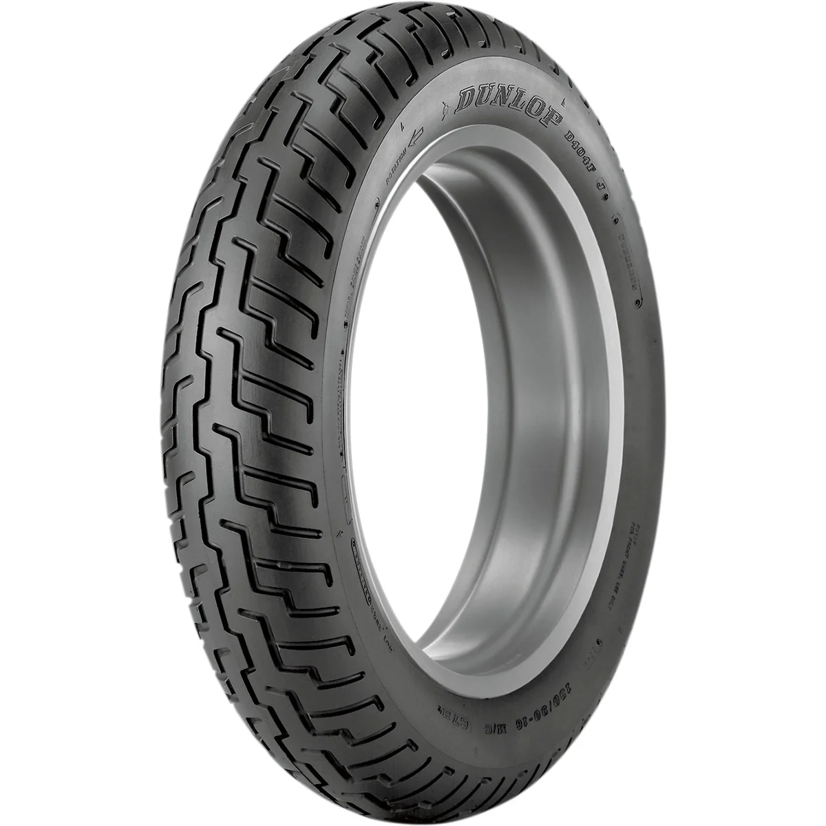 Dunlop D404 Front Motorcycle Tire 100/90 - 19 (57H) Black Wall