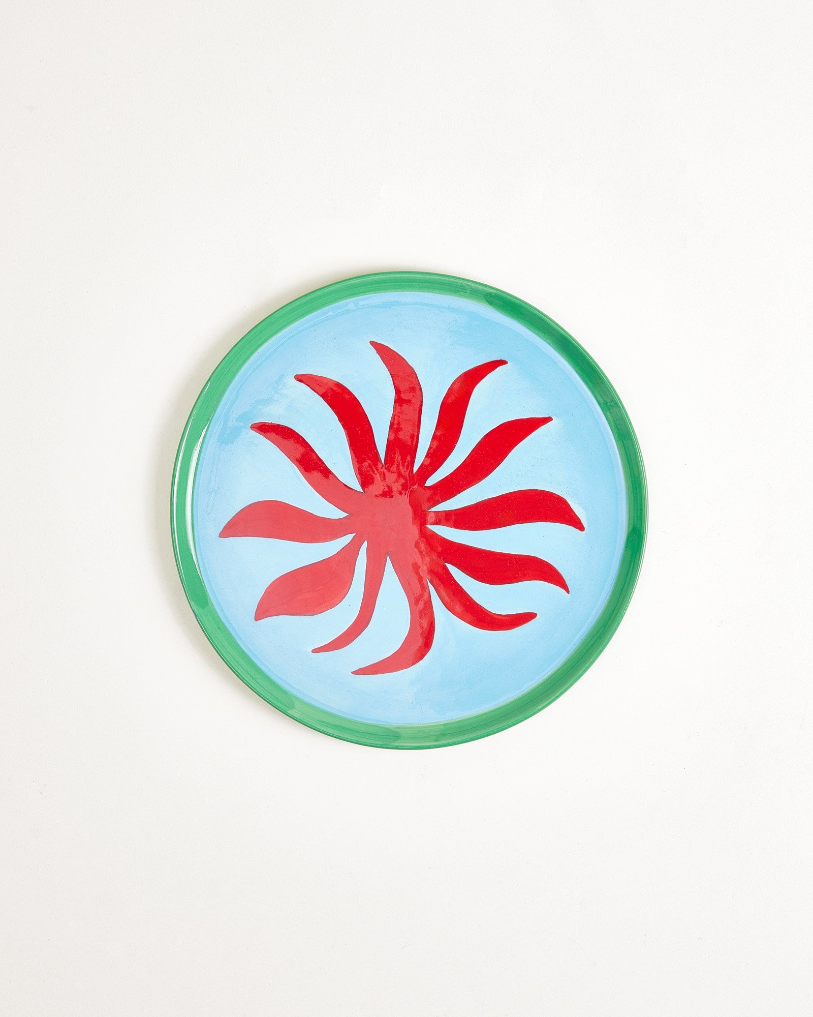 MAM X ISIS MARIA - SMALL PLATE MODERN BLUE RED