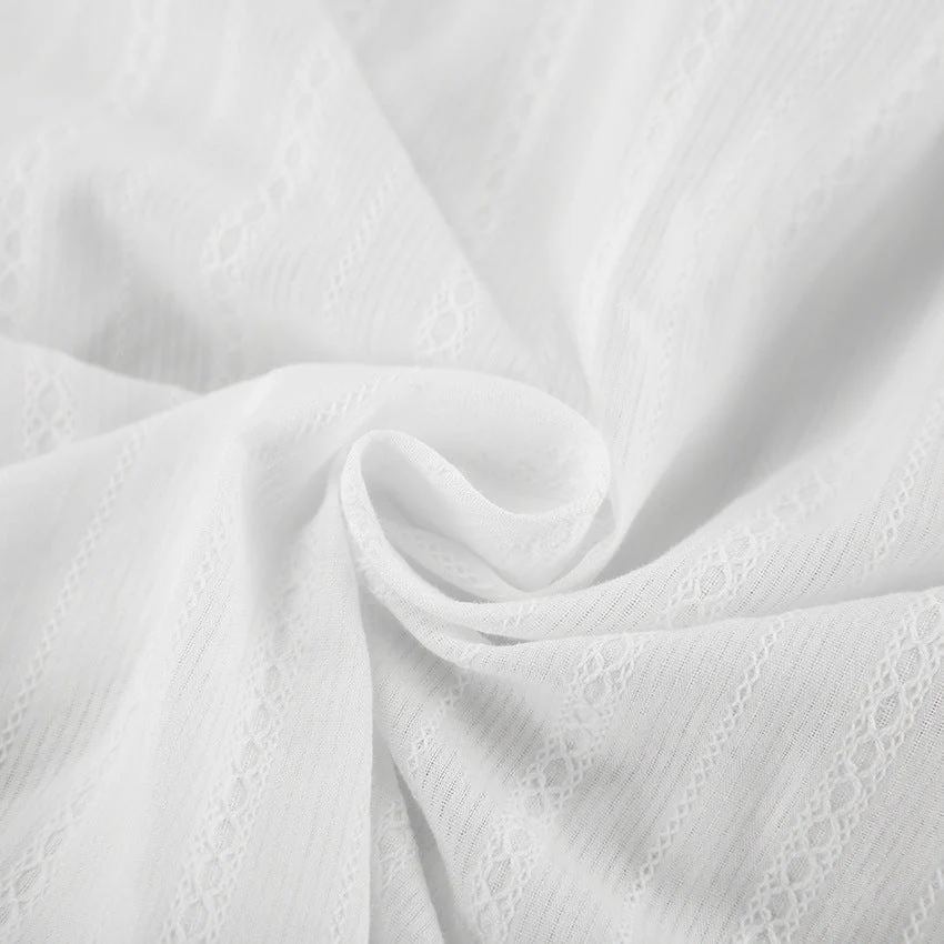 Blouse rayée à poignets noués pour femmes
