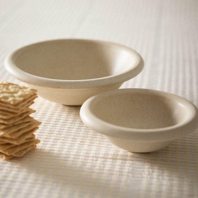 Elba skål S 6x18 cm sand/beige