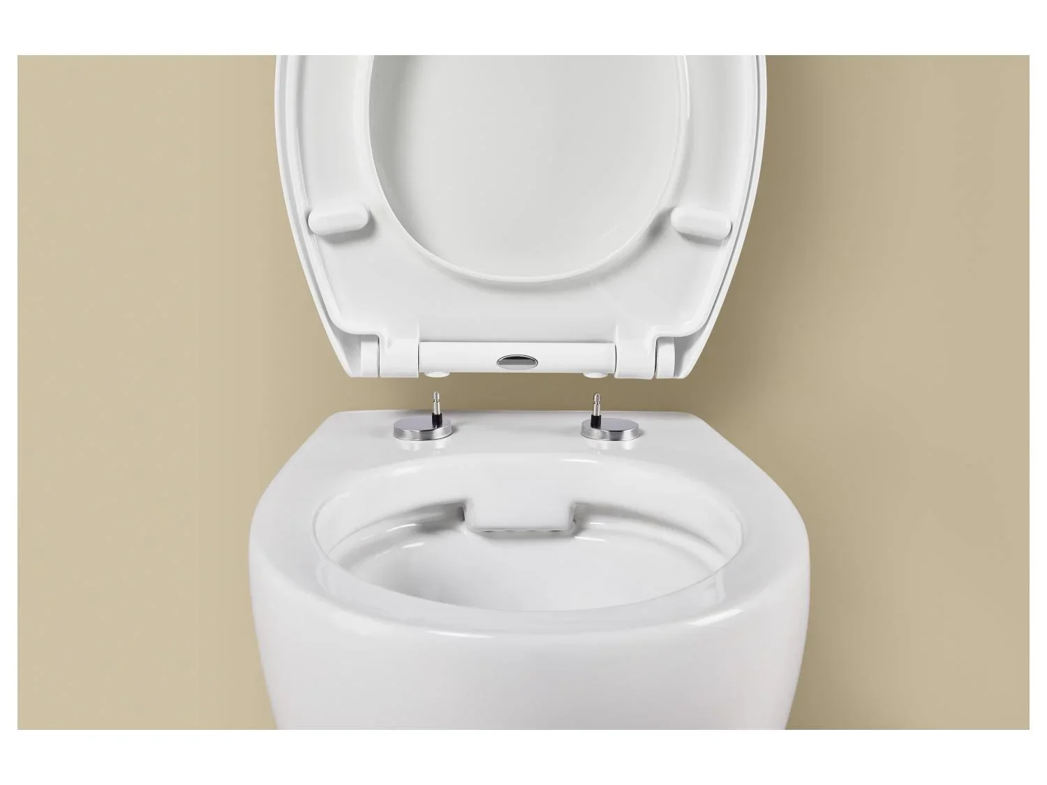 LIVARNO Abattant de WC en thermoplastique, avec fermeture en douceur