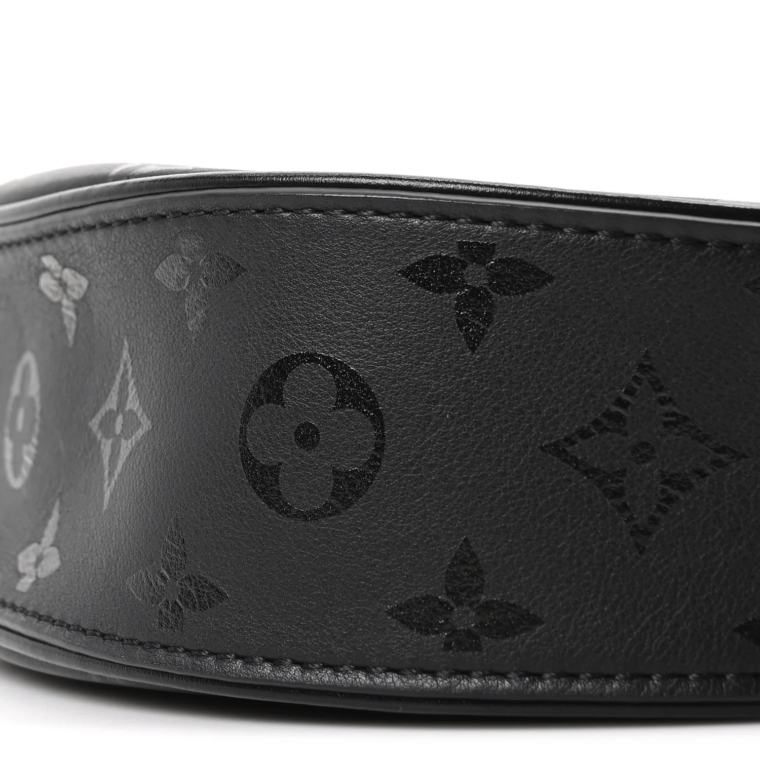 Calfskin Monogram Loop H27 Black