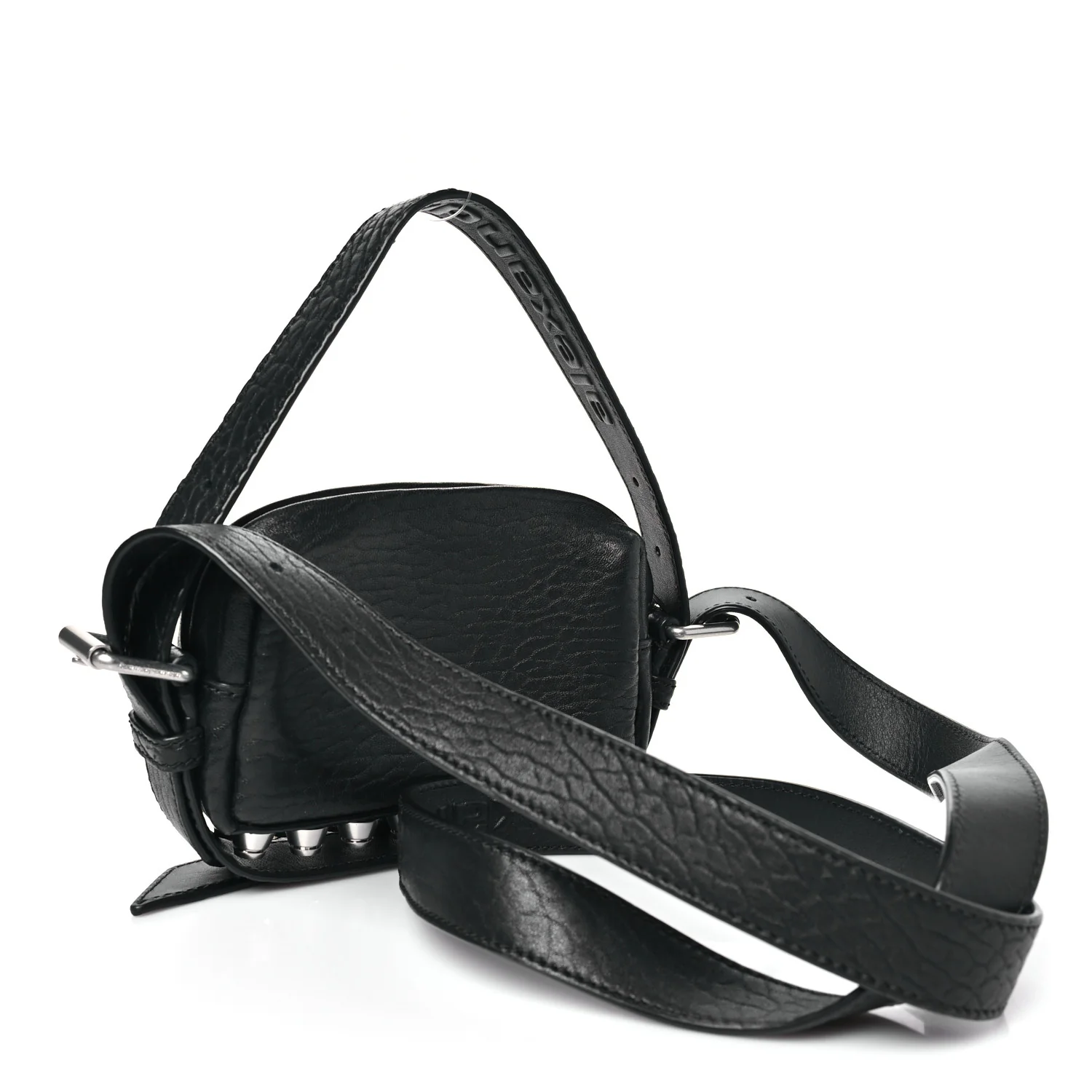 Primal Lambskin Mini Ricco Shoulder Bag Black