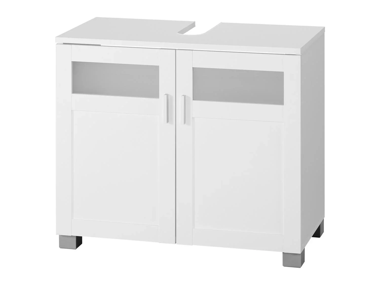 LIVARNO home Colonne de salle de bains + Meuble sous-vasque Basel, 68,5 x 58,7 x 34,5 cm