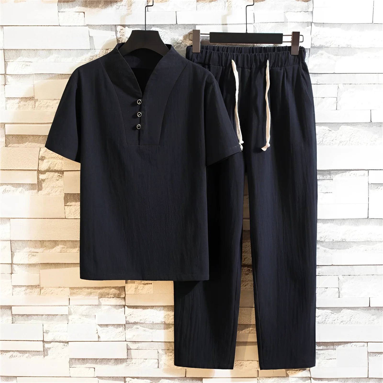 Cyril - Ensemble chemise et pantalon pour homme - pour les jours ensoleillés