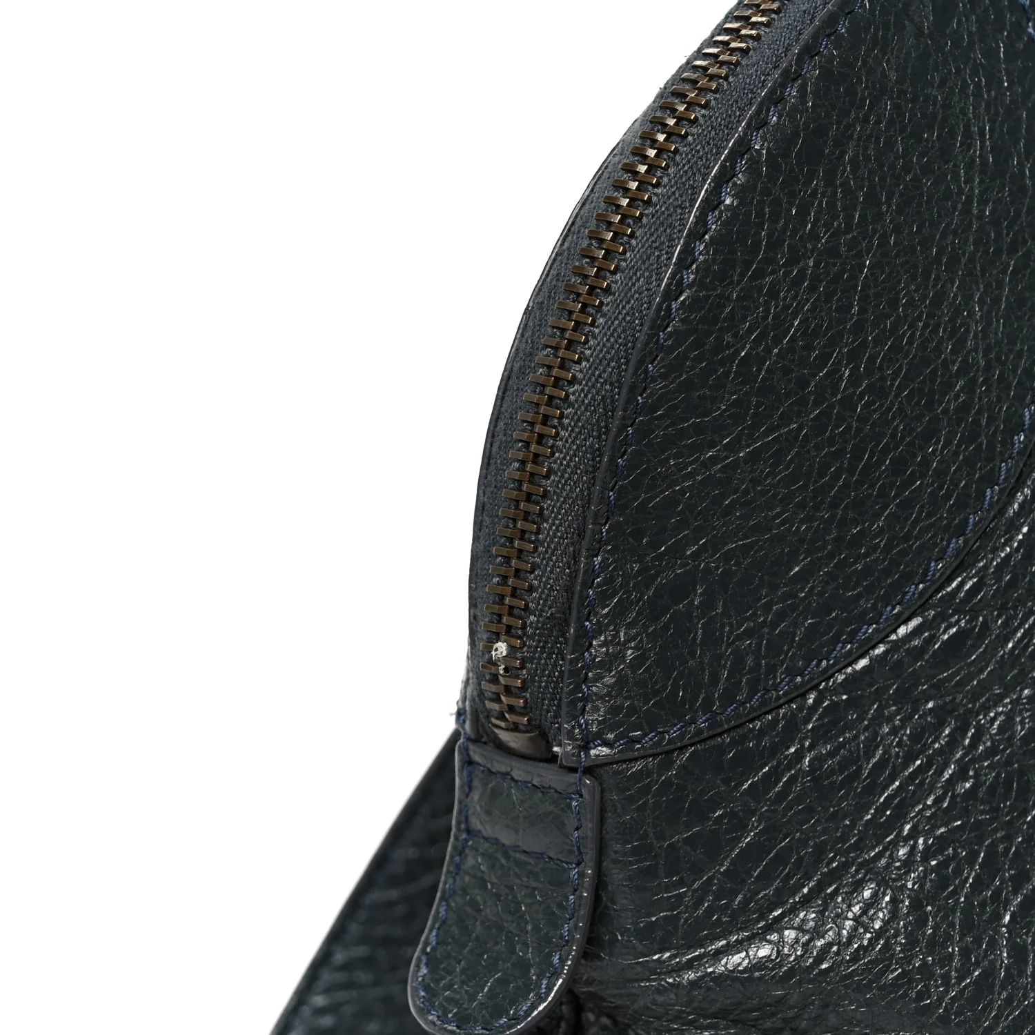 Agneau Classic Hardware Bowling Bag Anthracite