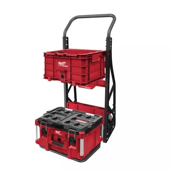 CHARIOT UTILITAIRE À 2 ROUES PACKOUT DE 51 CM AVEC GRANDE BOÎTE À OUTILS ET CAISSE (3 PIÈCES)