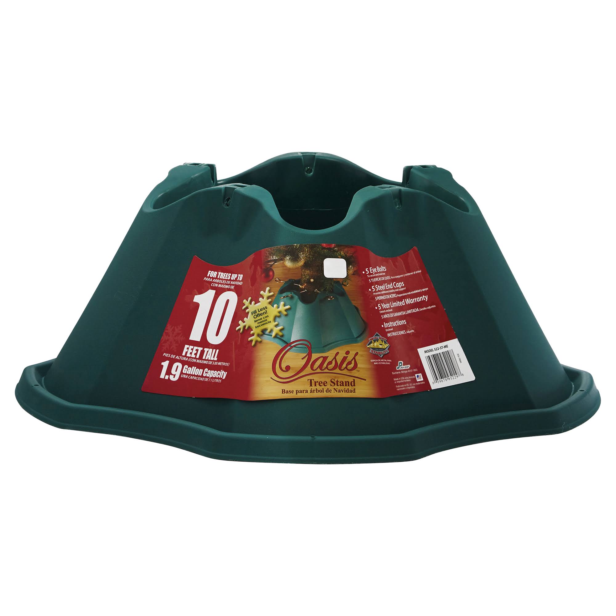 Oasis Plastic Christmas Tree Stand, Green