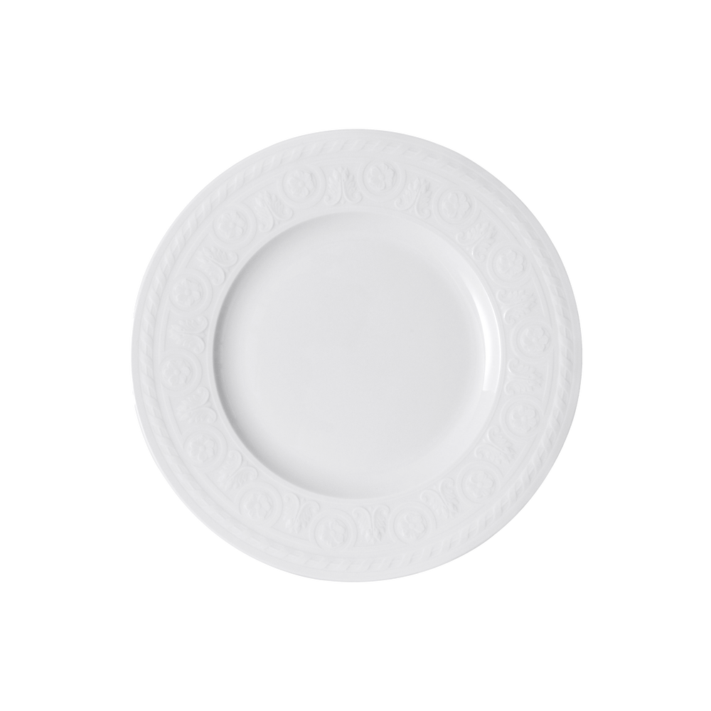 Cellini Salad/ Dessert Plate - White, 8.7'', Premium Porcelain