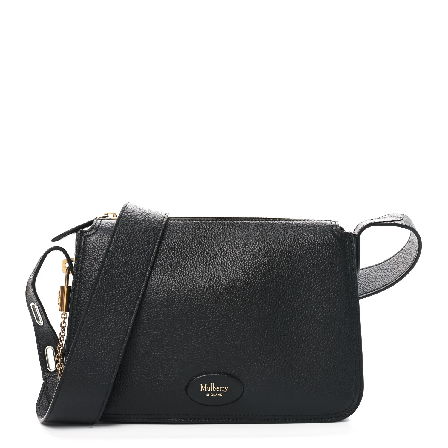 Small Classic Grain Billie Crossbody Bag Black
