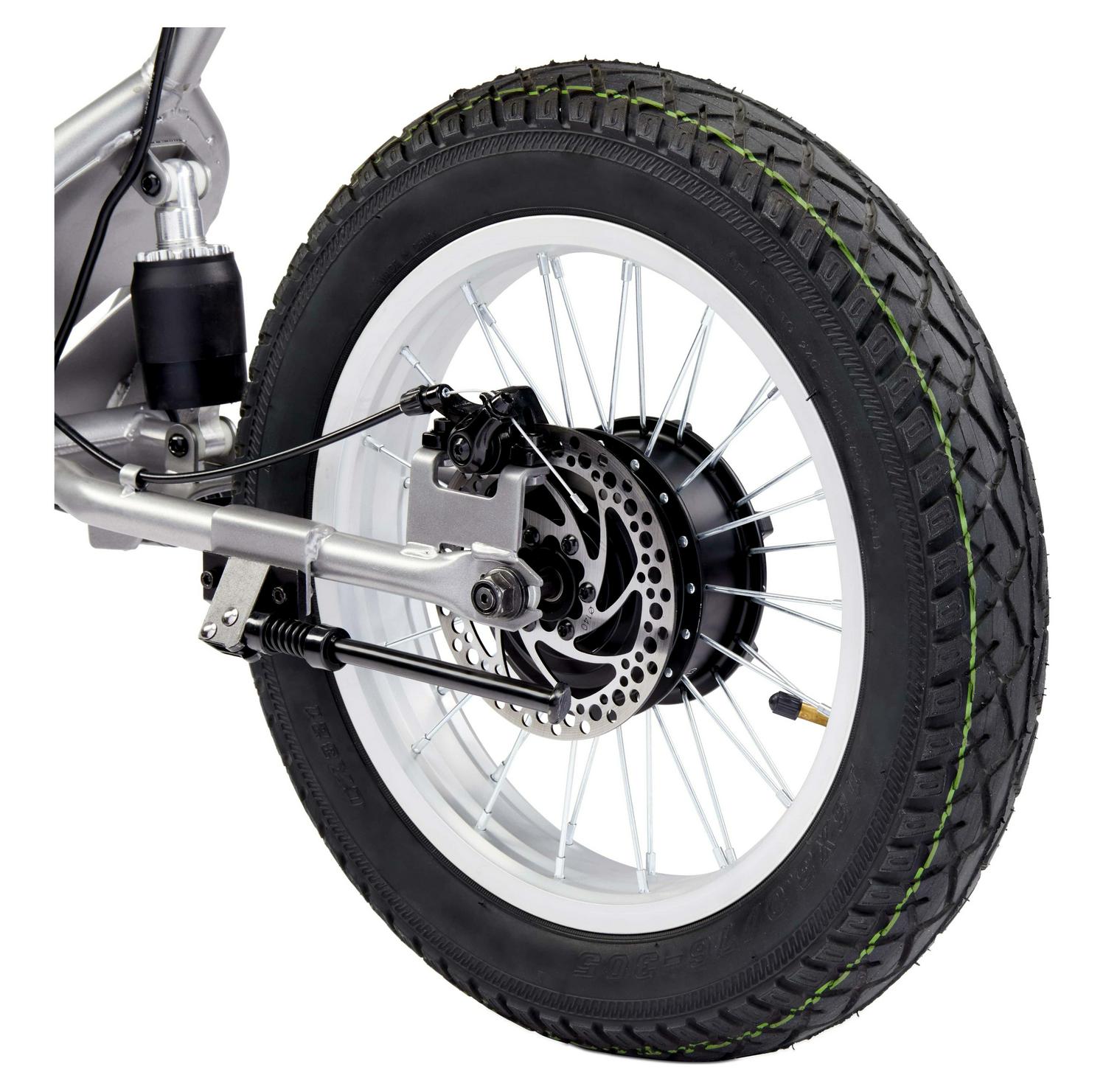 VIRO Rides Electric Mini - Bike 25.2 V Cafe Racer Powered Ride - on with Parent Control