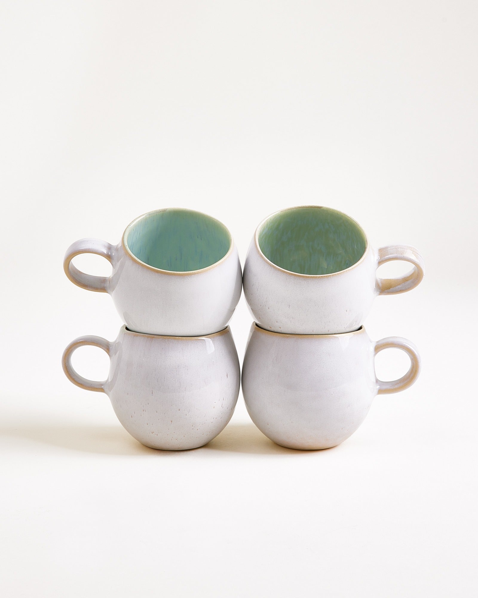 AREIA - SMALL MUG MINT SET OF 4