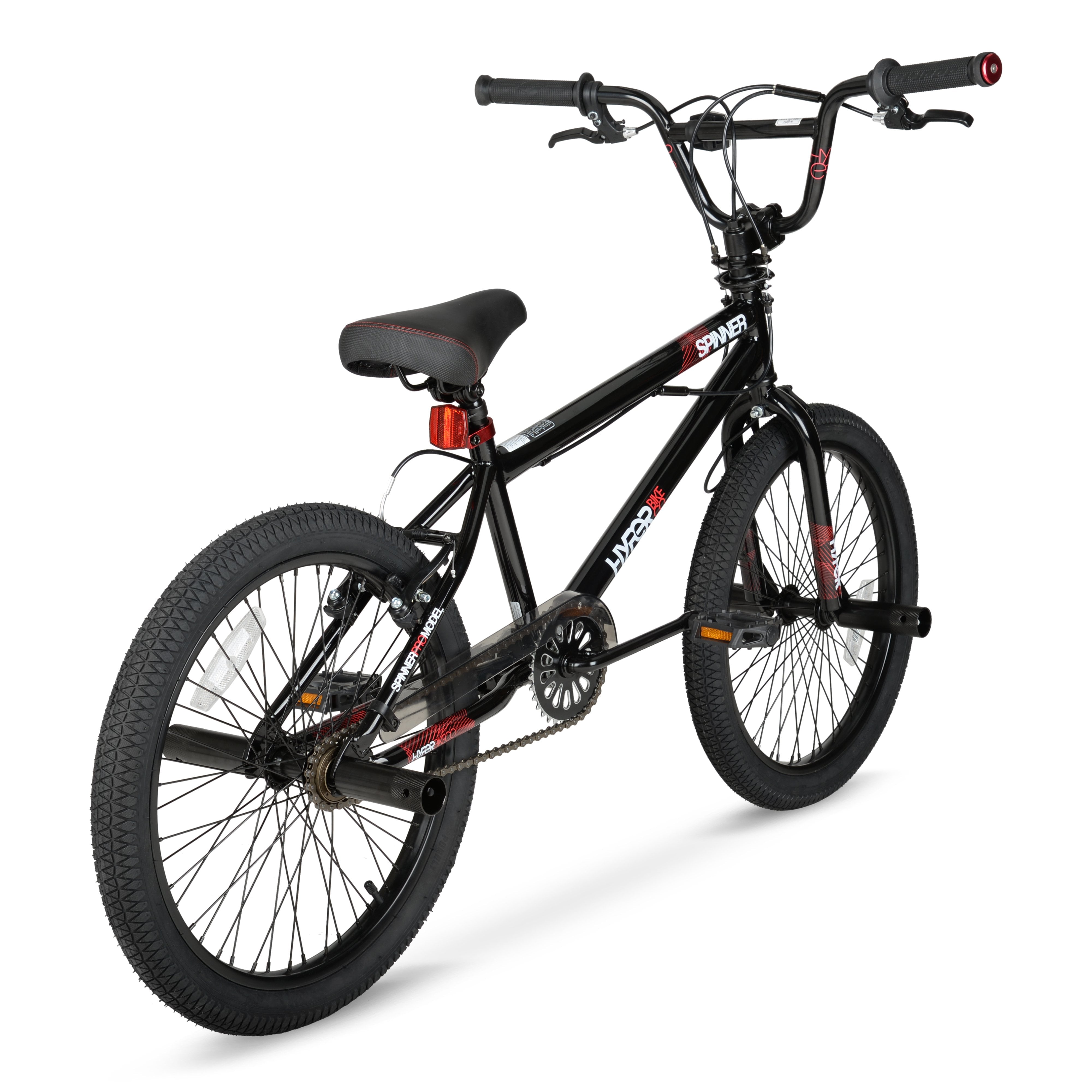 Bicycle 20 In. Boys Spinner BMX Bike. Kids. Black