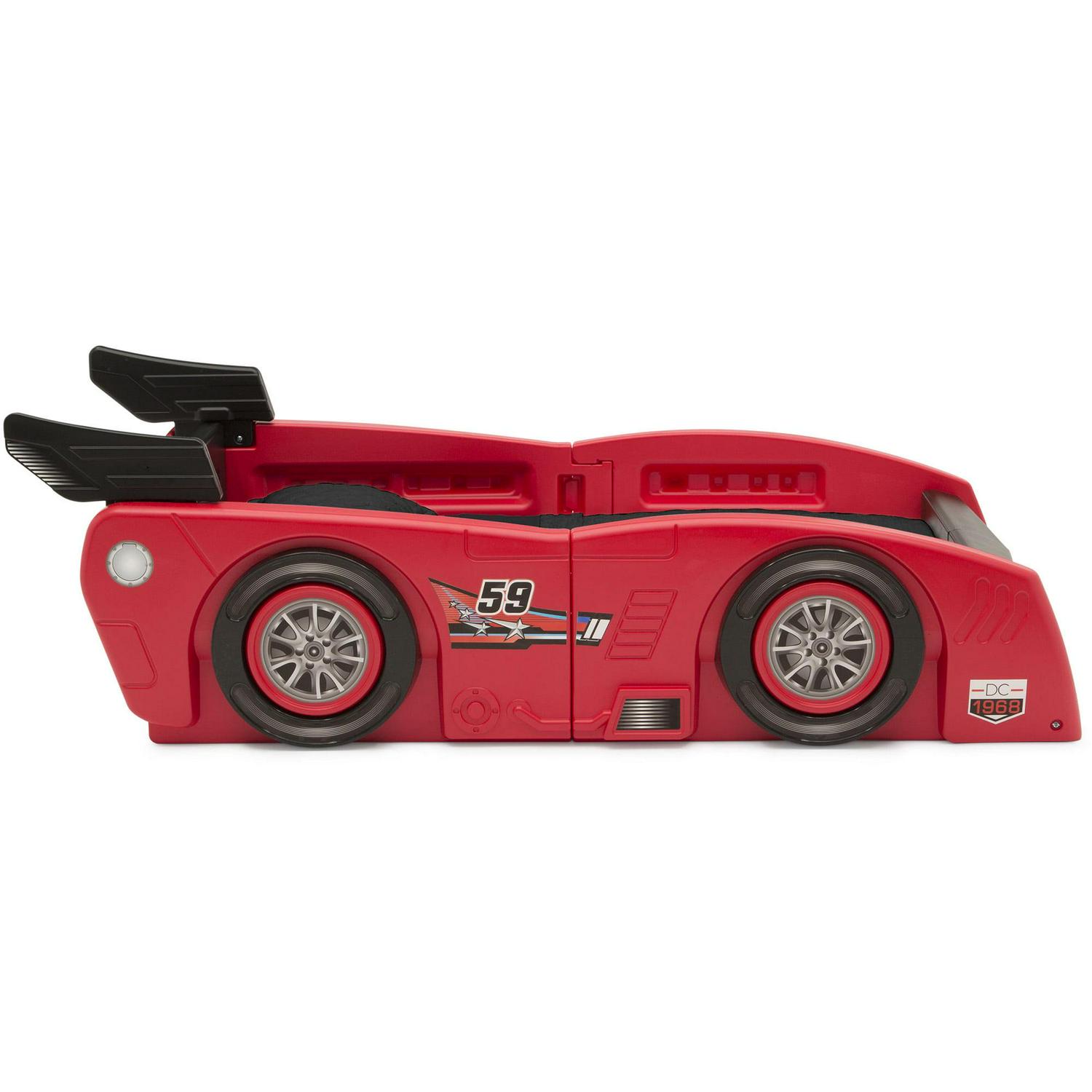 Grand Prix Kids Plastic Toddler Bed-Twin. Red - Image 9