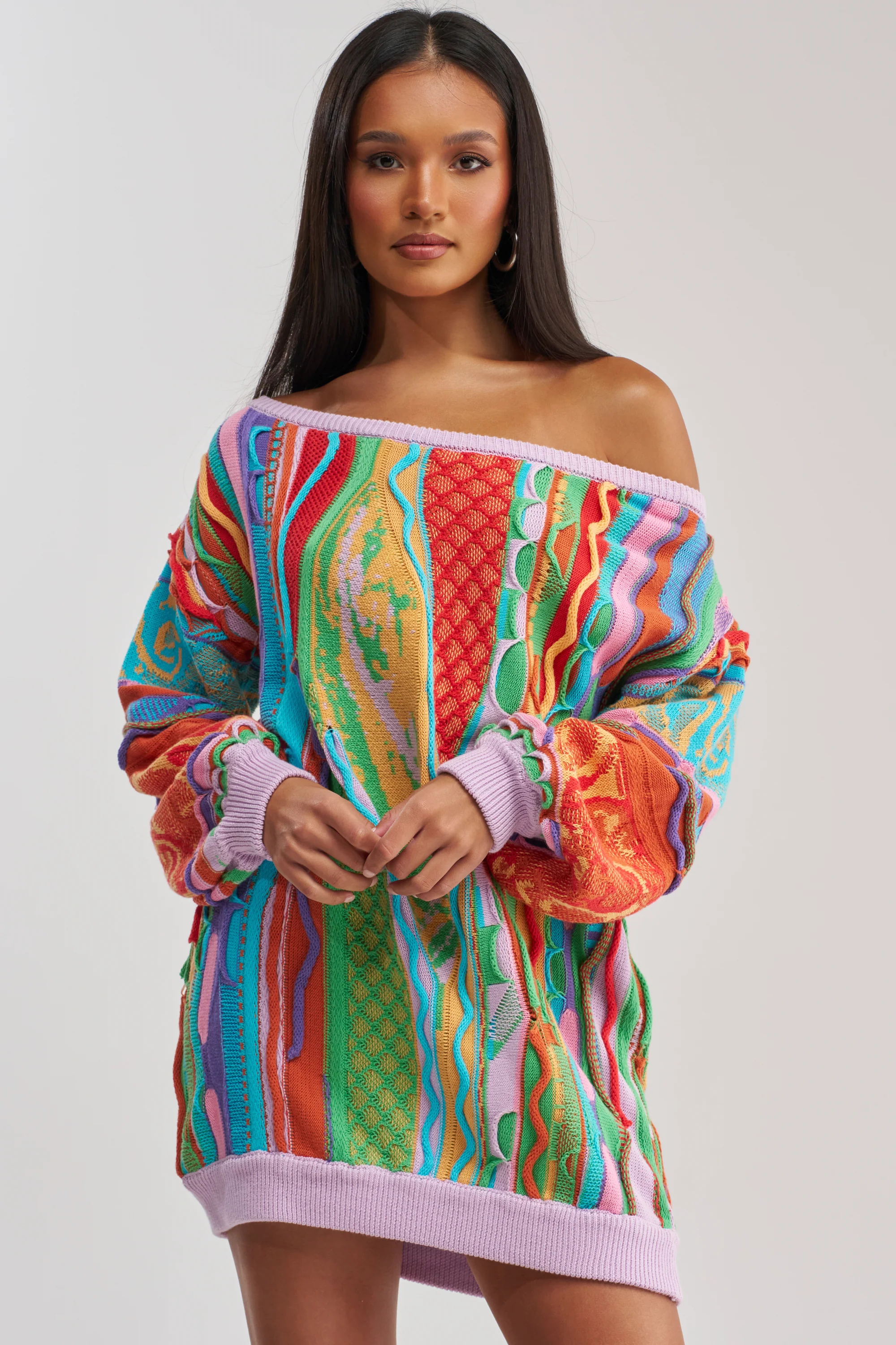 CROWD FAVORITE SWEATER MINI DRESS - Akira Store