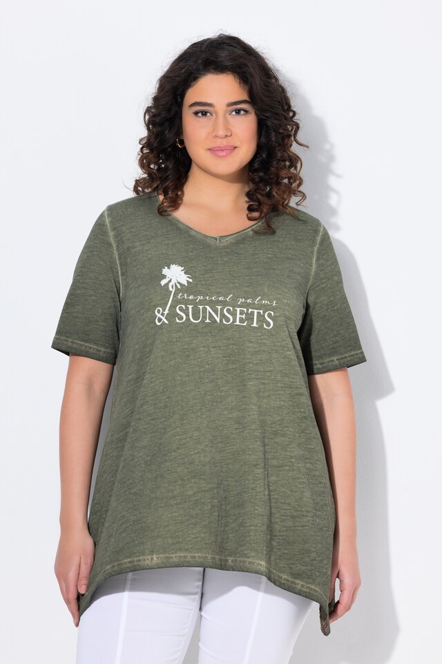Sunset Lettering Short Sleeve Graphic Tee