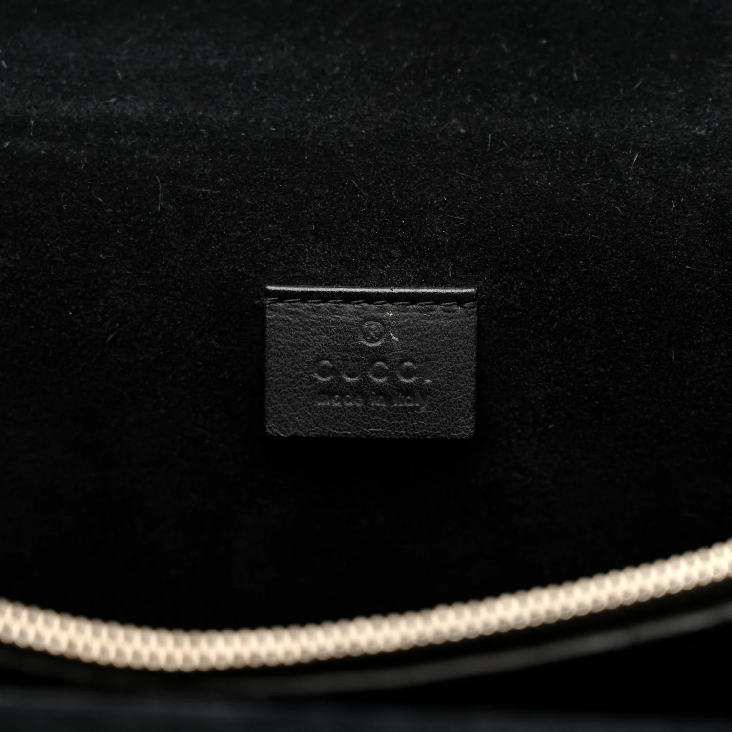 GG Supreme Monogram Medium Dionysus Shoulder Bag Black
