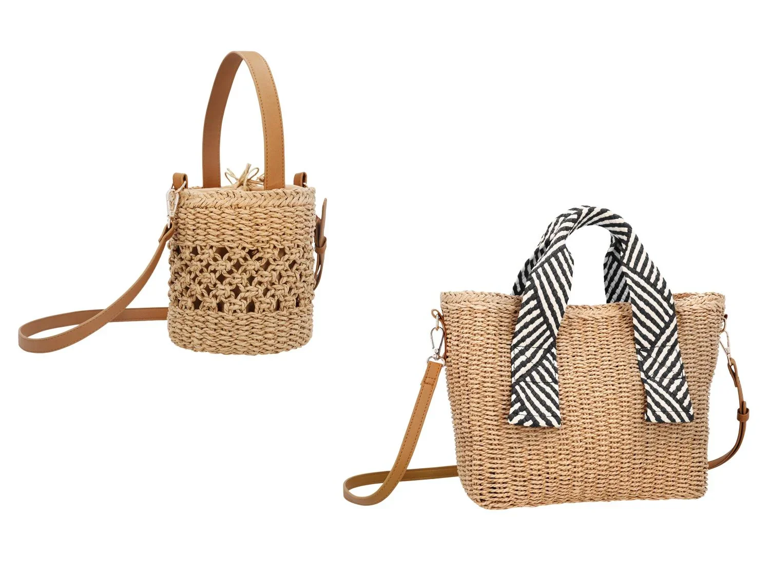 ESMARA Sac  main en raphia femme