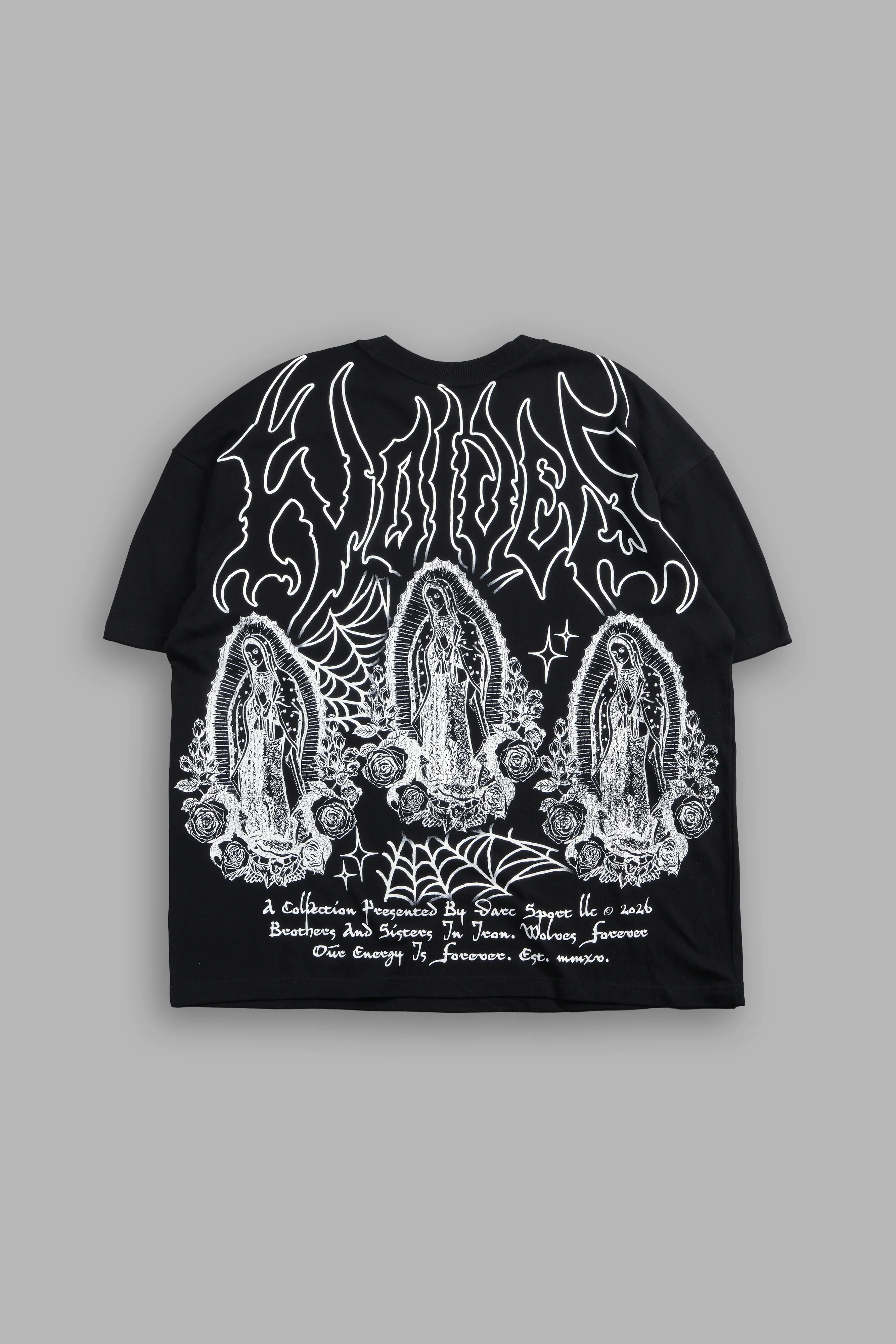 Her Prayer Premium Oversized Tee In Black