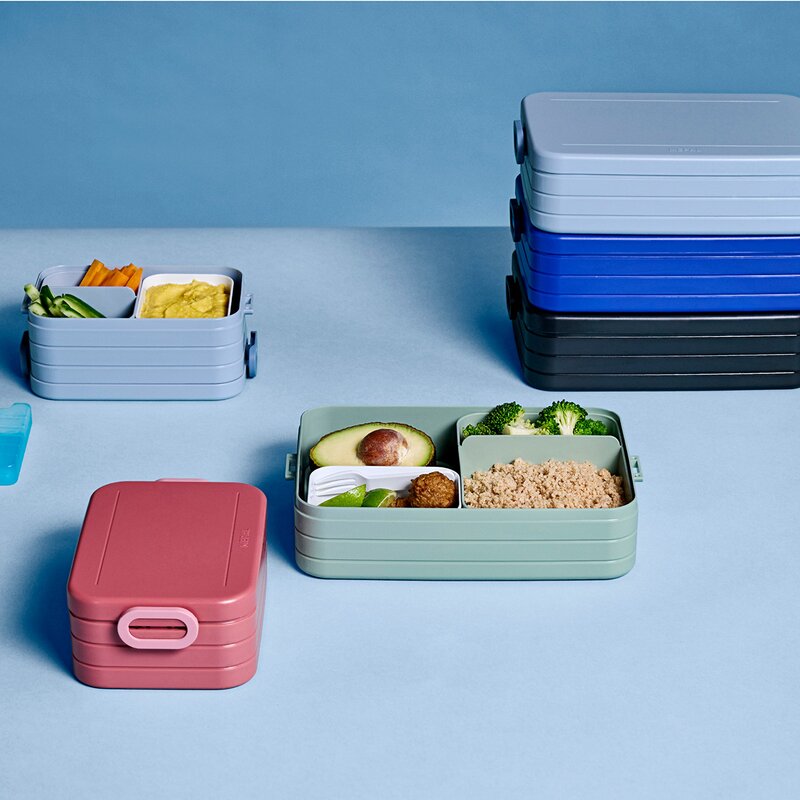Bento matboks medium nordic blue