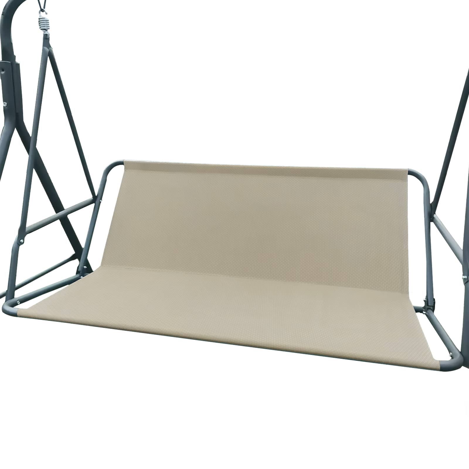 NXIEBFEK Porch Patio Swing Seat Cover, Bench Swing Replacement Covers, 600D Thicken Oxford Waterproof Fabric Swings Seat Cover for Outdoor Garden
